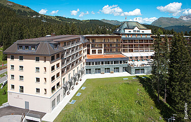 Aussenaufnahme Waldhotel Arosa