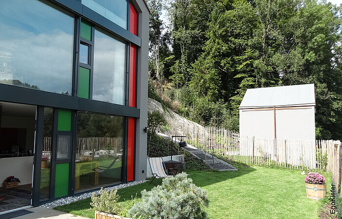 Aussenaufnahme Minihomes Lee in Berhardszell