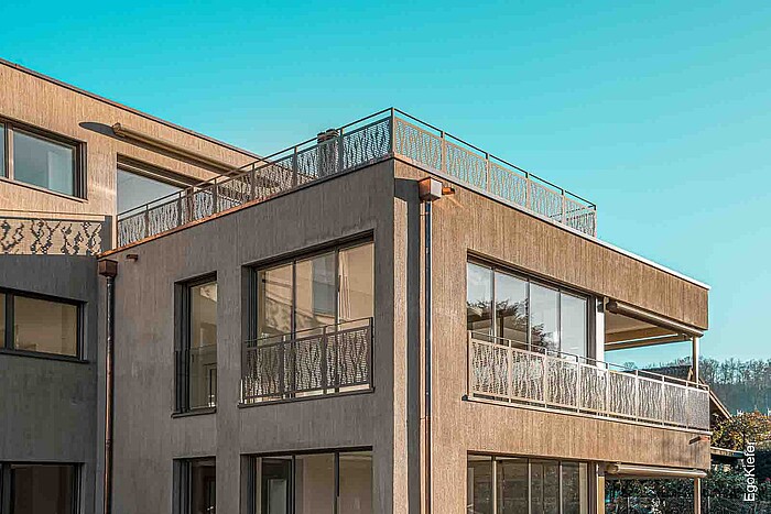 Aussenaufnahme der Villa Terra Nobile in Rheinfelden