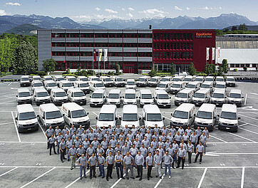 Flotte de service dans toute la Suisse 