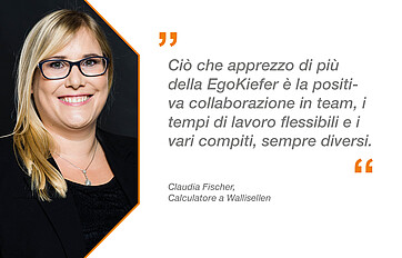 Il nostro dipendente su EgoKiefer, Dichiarazione Claudia Fischer