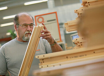 Produktion Holzfenster