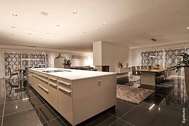Innenaufnahme EFH (Villa) Steinach, in der Küche aufgenommen