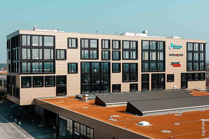 Photo extérieure du bâtiment commercial Schützenwiese à Kriessern