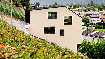 Vue extérieure d'une maison unifamiliale (villa) Goilly, Fully