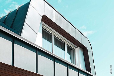 Detailaufnahme, Aussenaufnahme, Fenster im Obergeschoss, EFH Hasler Widnau