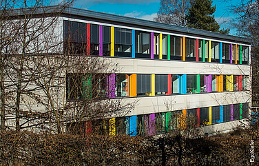 Aussenaufnahme Schulanlage Buchsee, Köniz