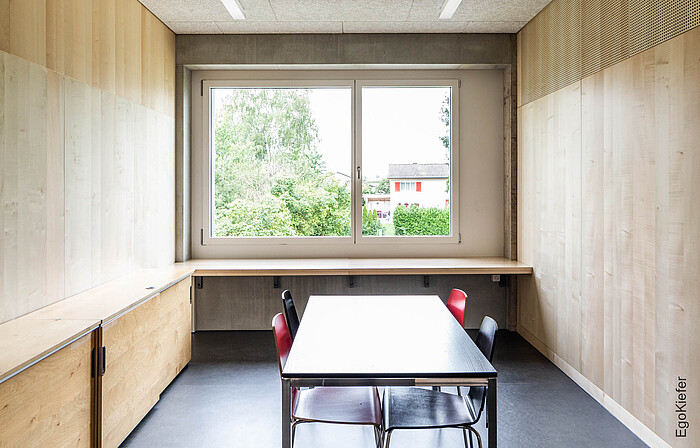 Vue intérieure de l'école primaire Bachtel 2 à Oberglatt