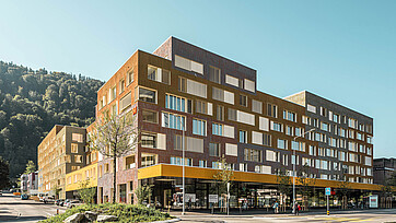 Photo extérieure du développement du centre "Grossmatte West", Littau/Lucerne