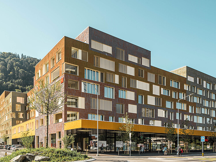 Foto dell'esterno dello sviluppo del centro "Grossmatte West", Littau/Lucerna