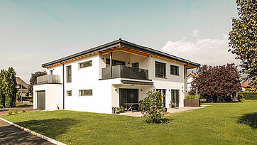 ue extérieure d'une maison individuelle (villa) à Collombey