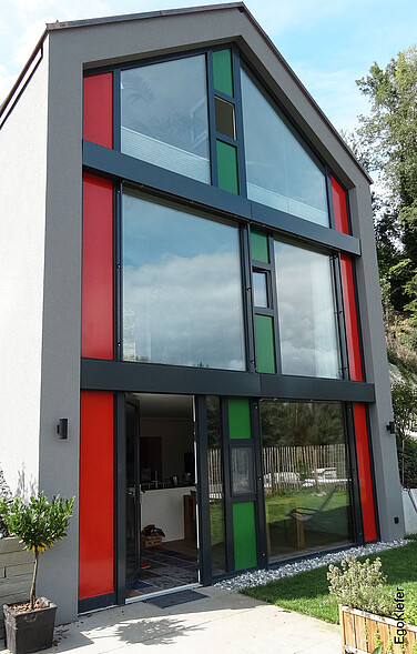 Vista esterna delle Minihomes Lee a Berhardszell
