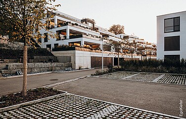 Aussenaufnahme der Wohnsiedlung «Besmer-Panorama» in Kreuzlingen