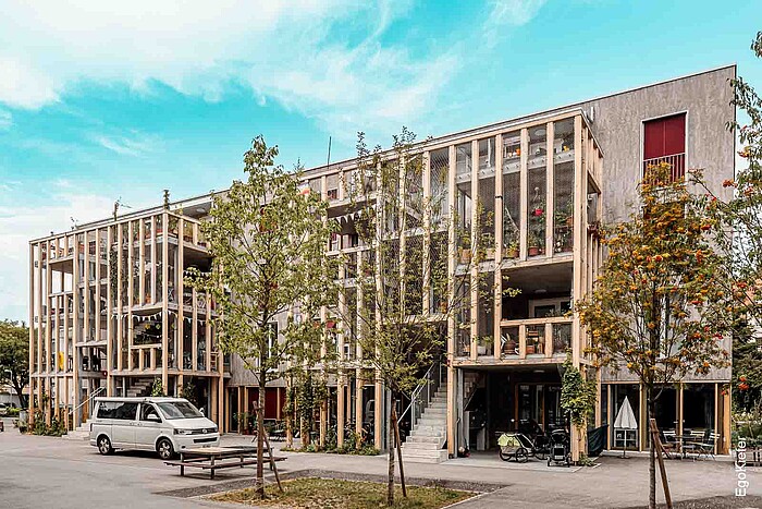 Sviluppo residenziale della Huebergasse a Berna con cinque edifici per appartamenti