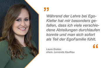 Ehemaliger Lernender, Lehre als Kaufmann, Statement Laura Graber