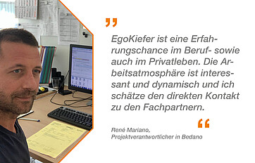 Unser Mitarbeiter über EgoKiefer, Statement Rene Mariano