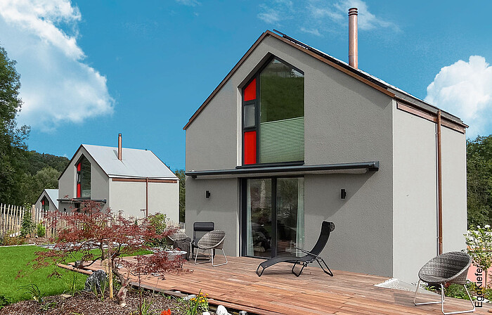 Aussenaufnahme Minihomes Lee in Berhardszell