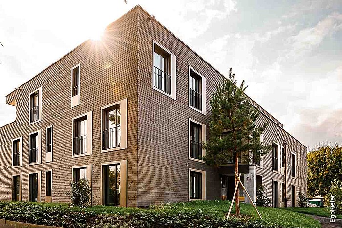 Neubau MFH Fuchsloch Heerbrugg, Aussenaufnahme