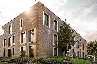 Neubau MFH Fuchsloch Heerbrugg, Aussenaufnahme