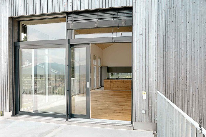 Photographie extérieure, maison individuelle de Leui, maison A à Rüthi