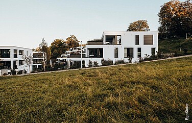 Aussenaufnahme der Wohnsiedlung «Besmer-Panorama» in Kreuzlingen