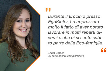 Ex apprendista, apprendistato commerciale, dichiarazione Laura Graber