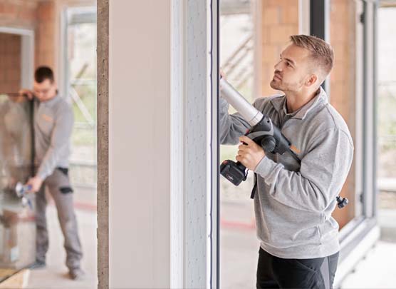 Auftragsabwicklung, Fenstermontage, EgoKiefer Fenstermonteur