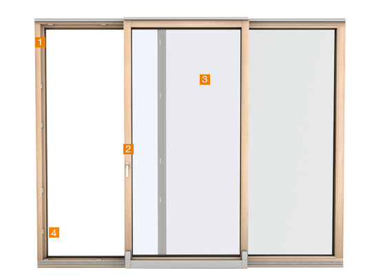 Porte coulissante à translation en bois, avantages techniques