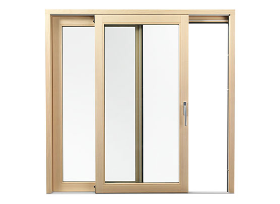Porte-finestre scorrevoli alzanti in legno/alluminio