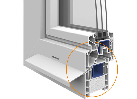 Fenster in Kunststoff