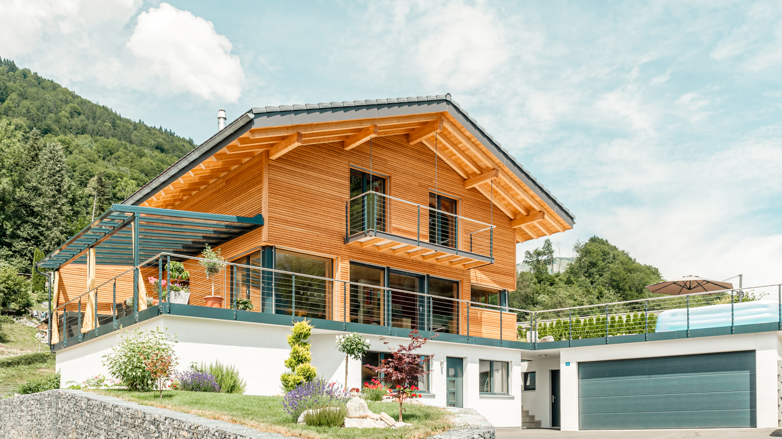 Einfamilienhaus, Holzbau in Brienz